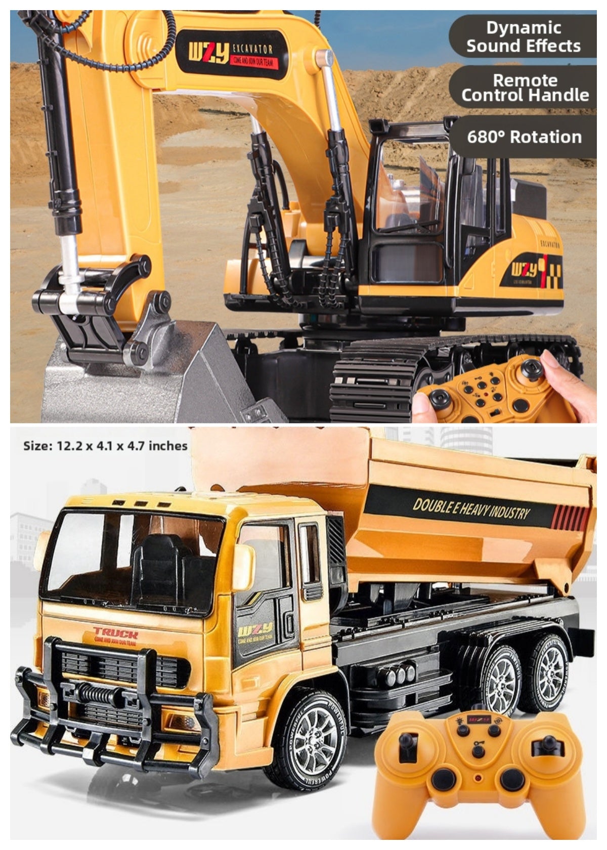 🔧✨Alloy Excavator Toy Car for Boys
