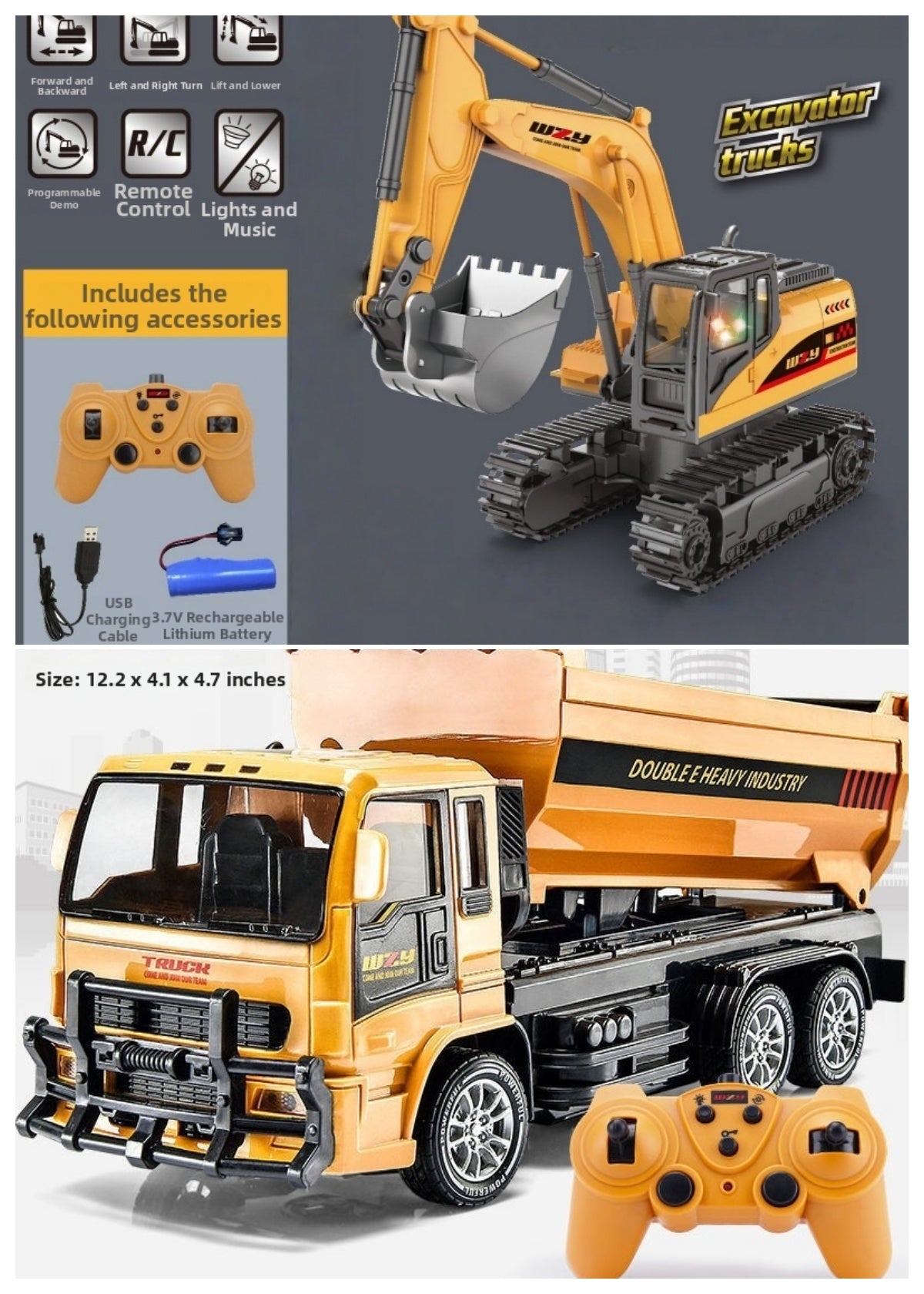 🔧✨Alloy Excavator Toy Car for Boys