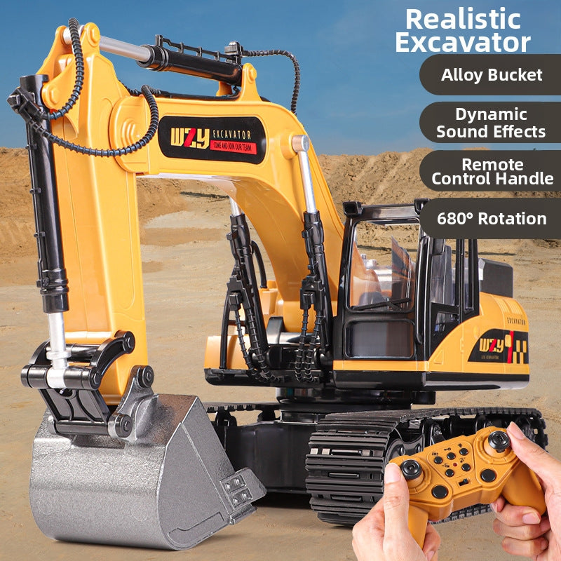 🔧✨Alloy Excavator Toy Car for Boys